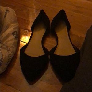 Black shoes flats
